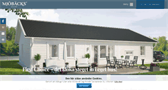 Desktop Screenshot of mjobacks.se