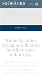 Mobile Screenshot of mjobacks.se